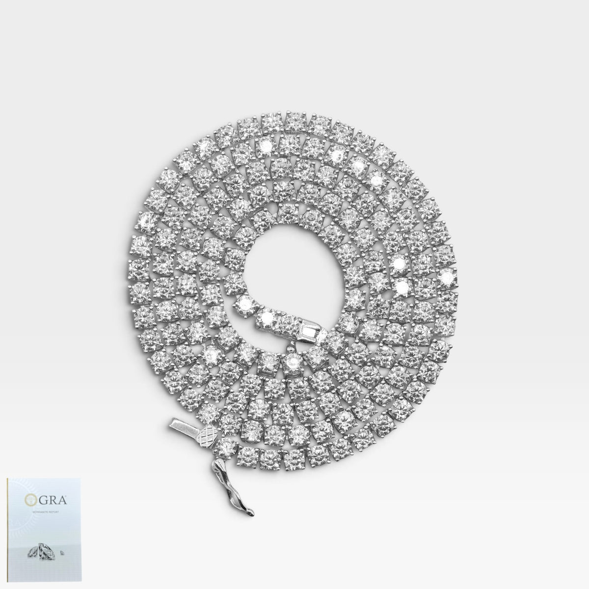 Cadena tenis 3mm Moissanita
