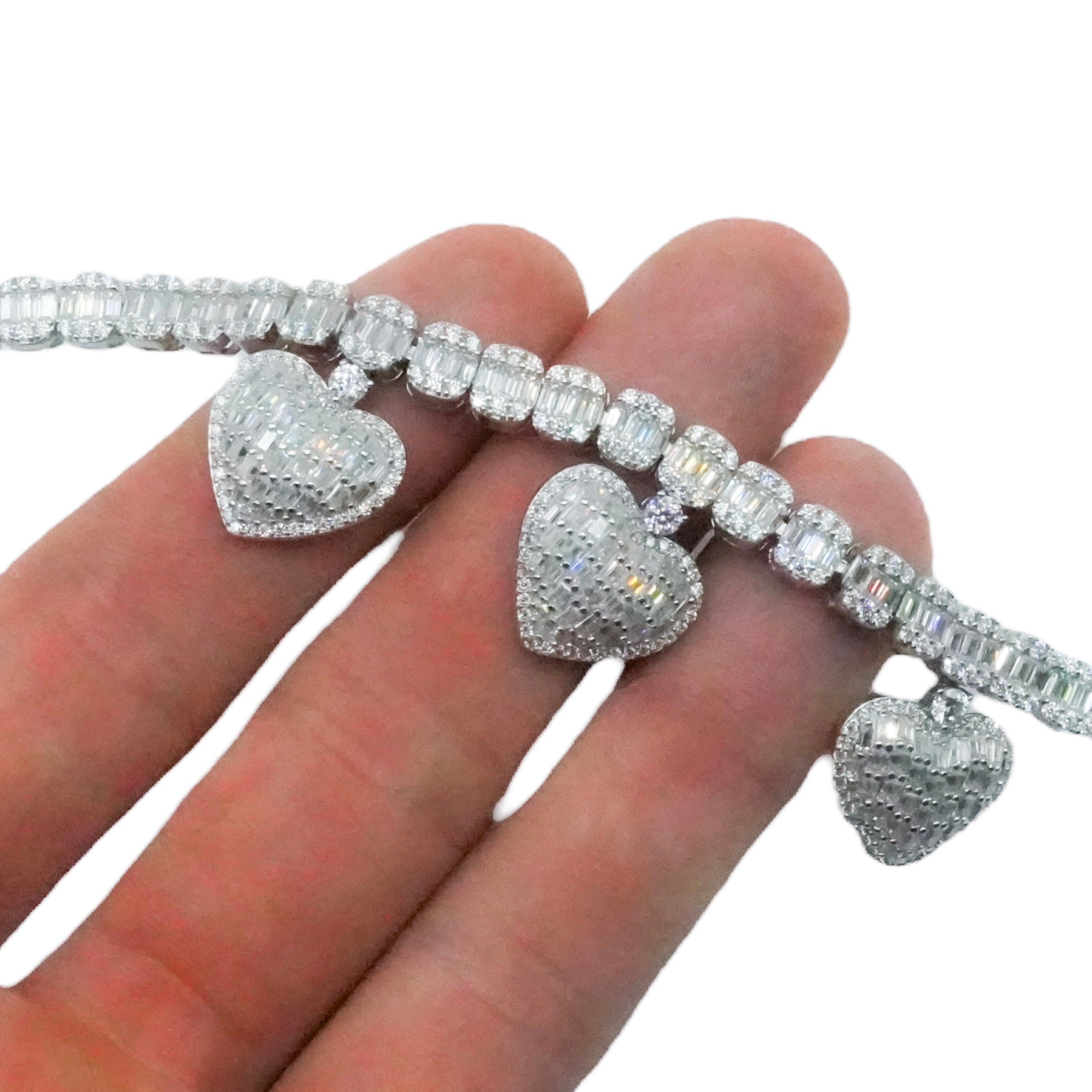 Pulso baguette corazones