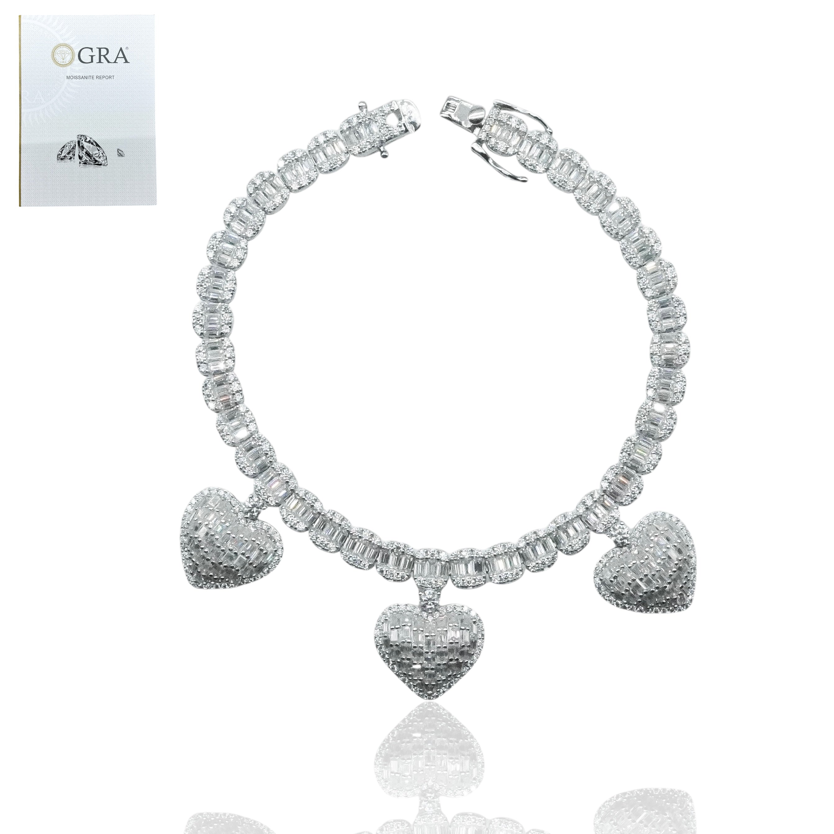 Pulso baguette corazones