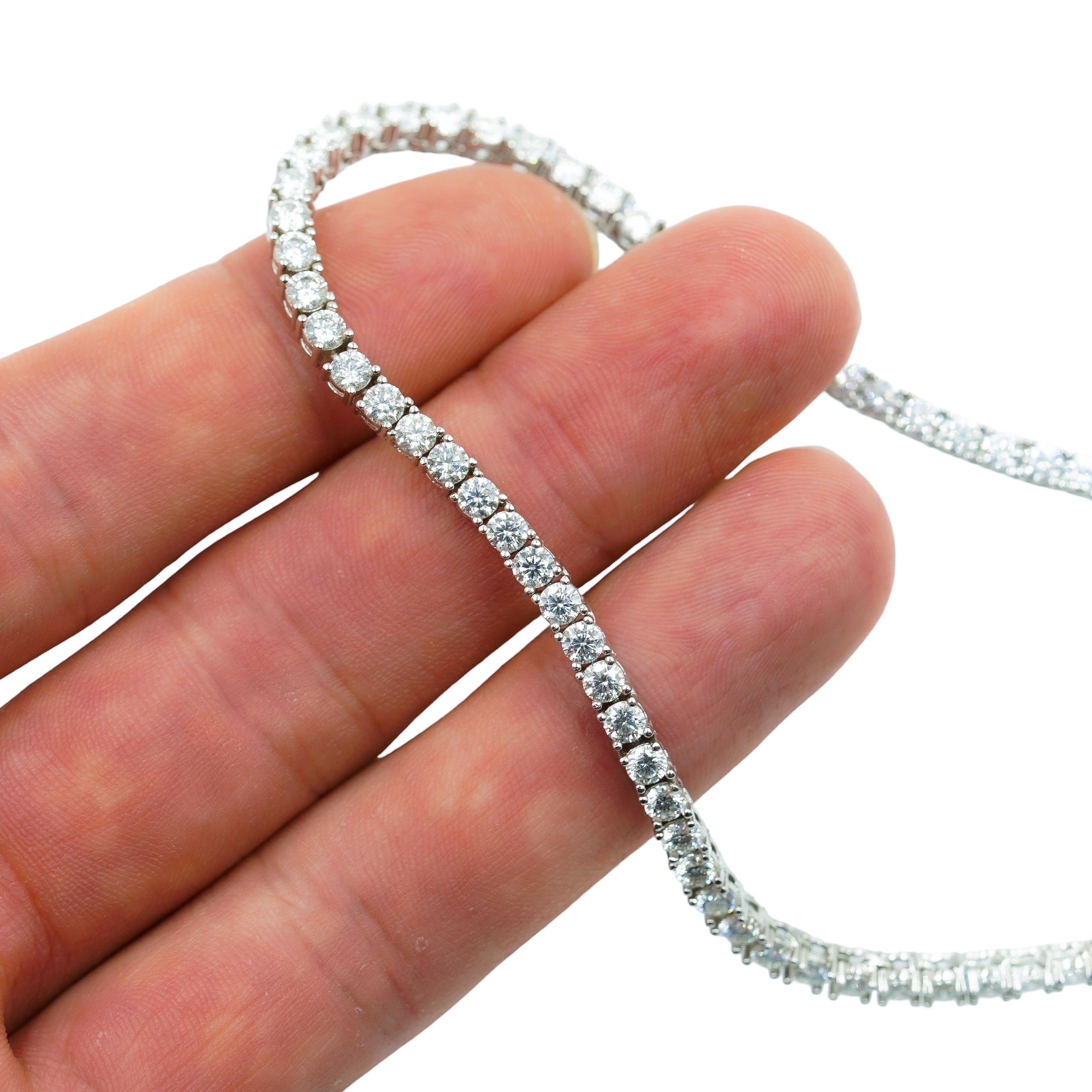 Cadena tenis 3mm Moissanita