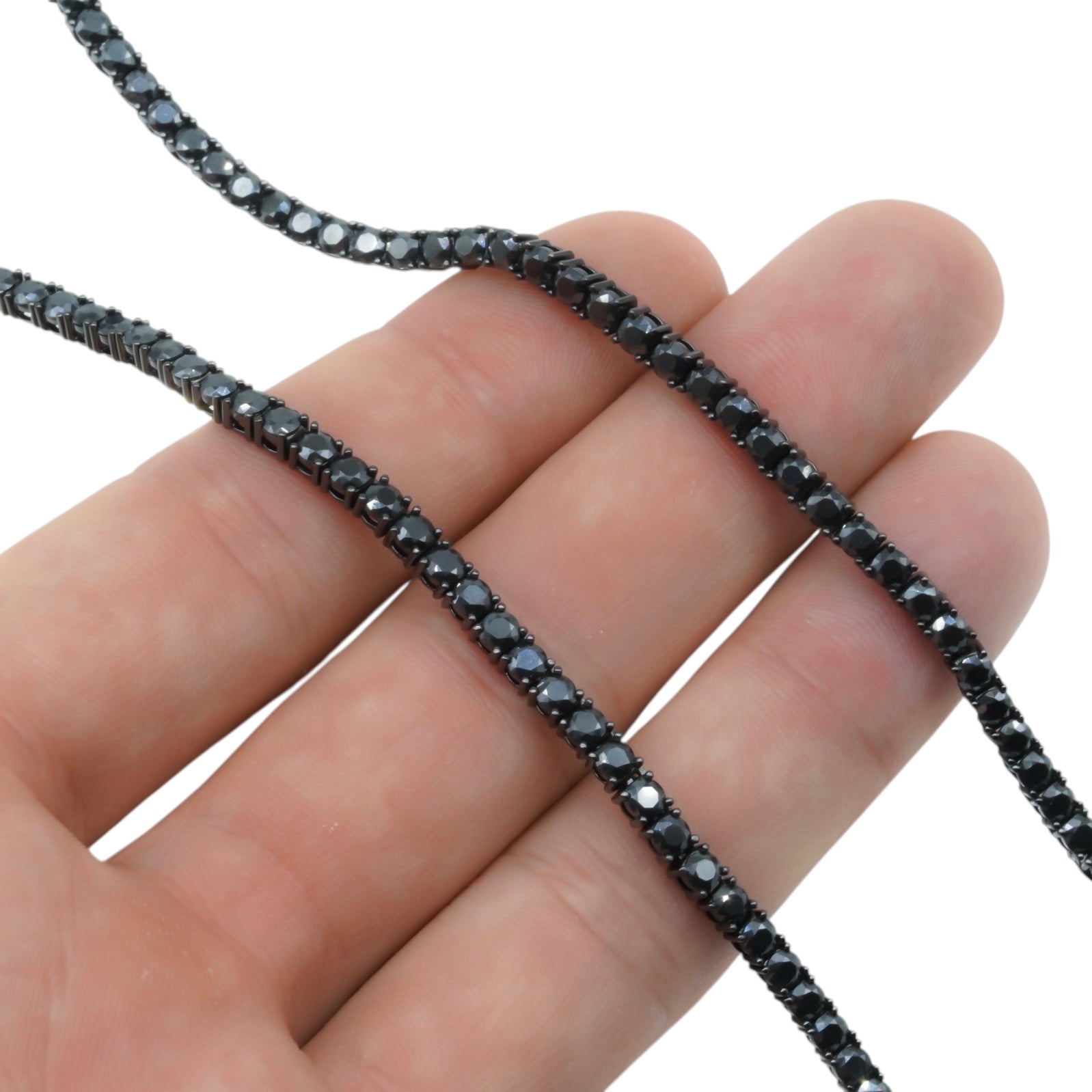 Cadena Tenis Black 3mm