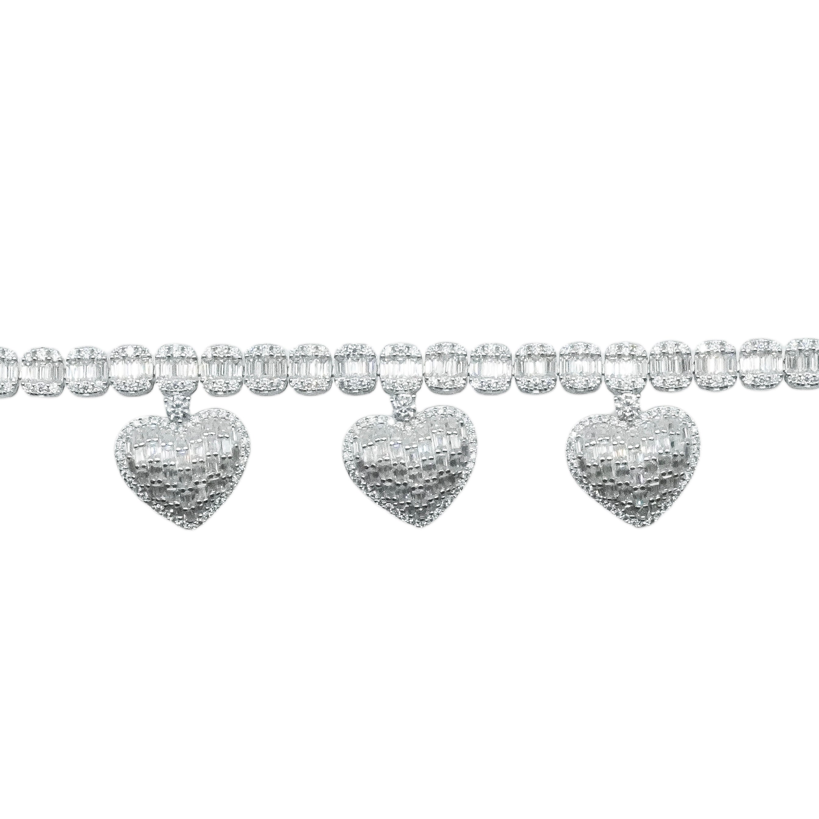 Pulso baguette corazones