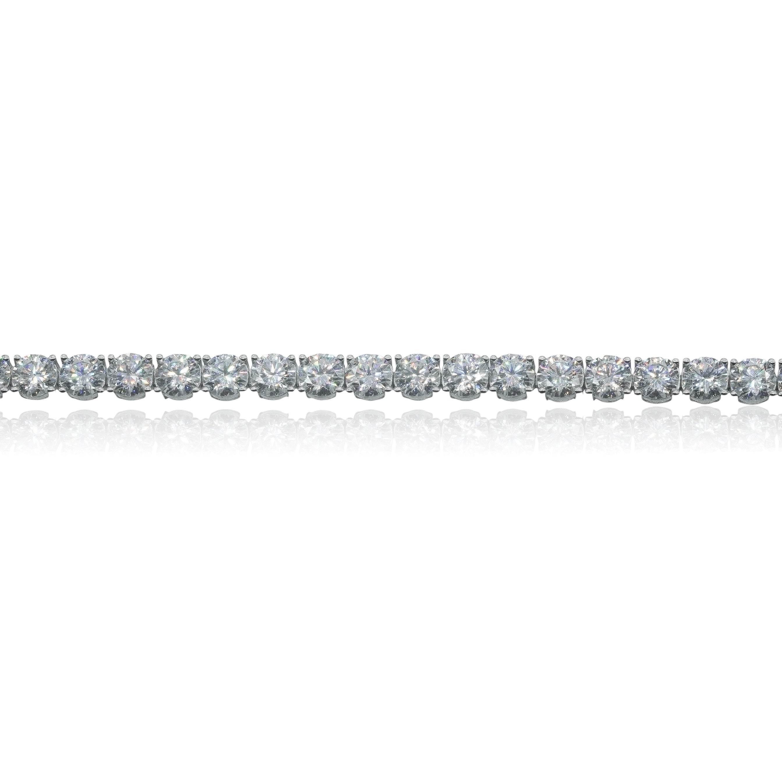 Pulso Tenis 5mm Moissanite