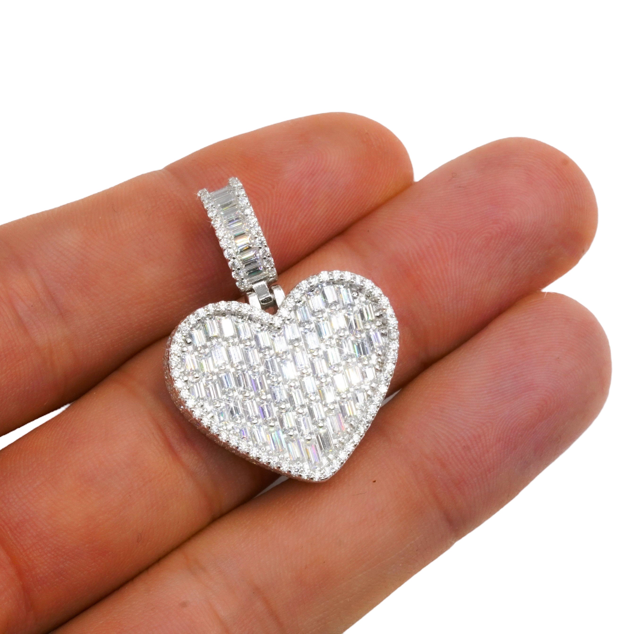 Dije corazón baguettes