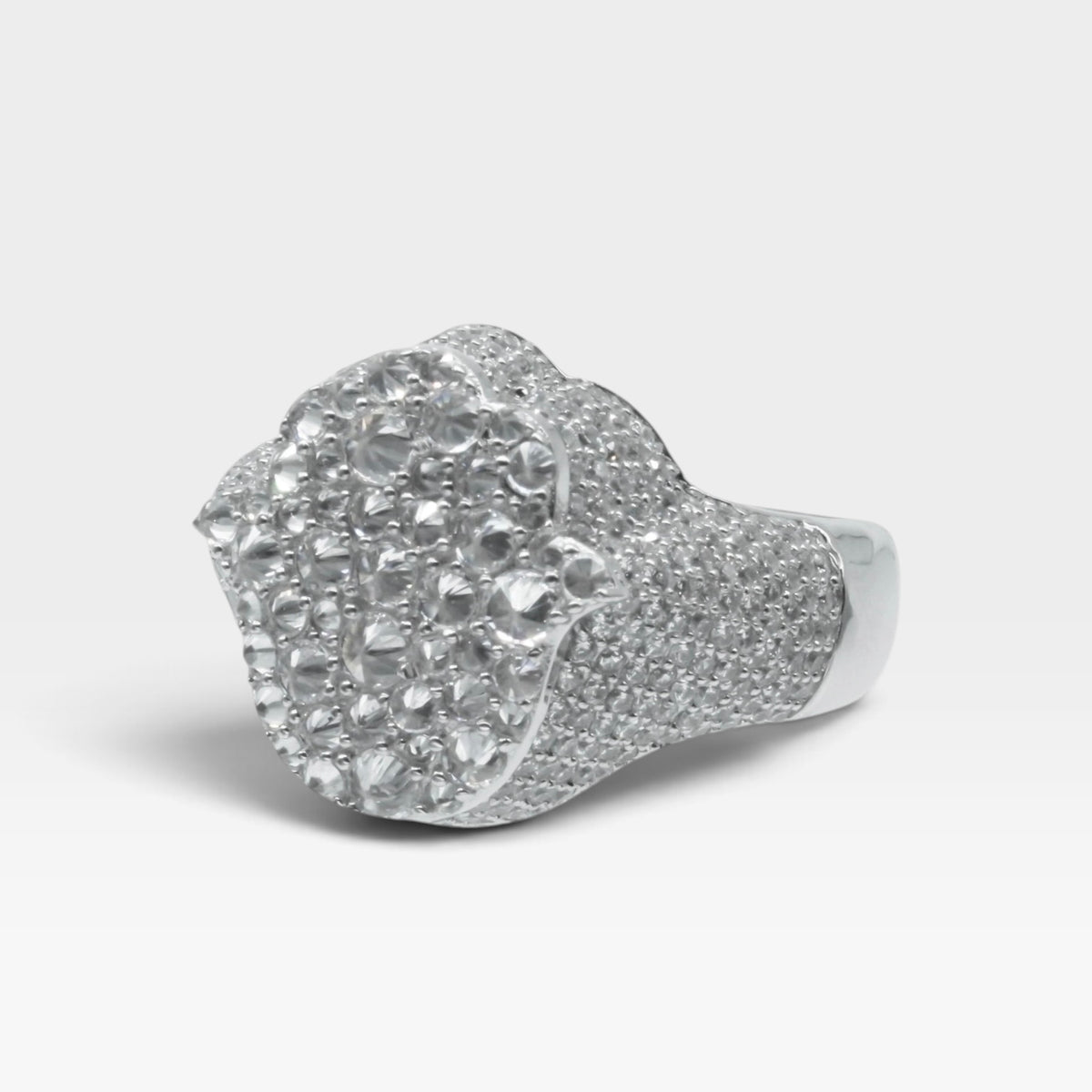 Anillo Mano de Fátima CZ