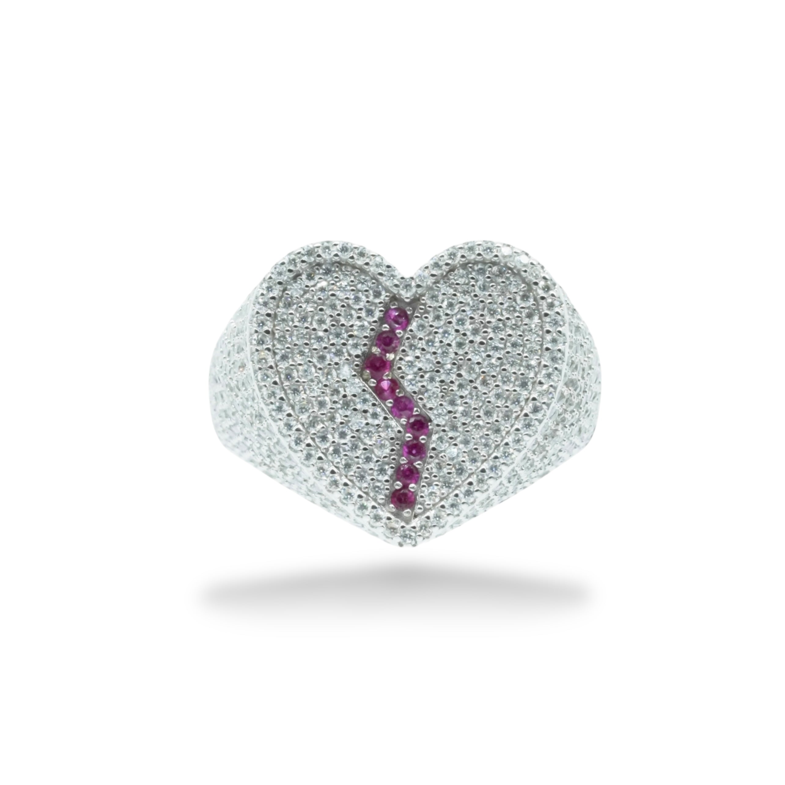 Anillo Corazón roto