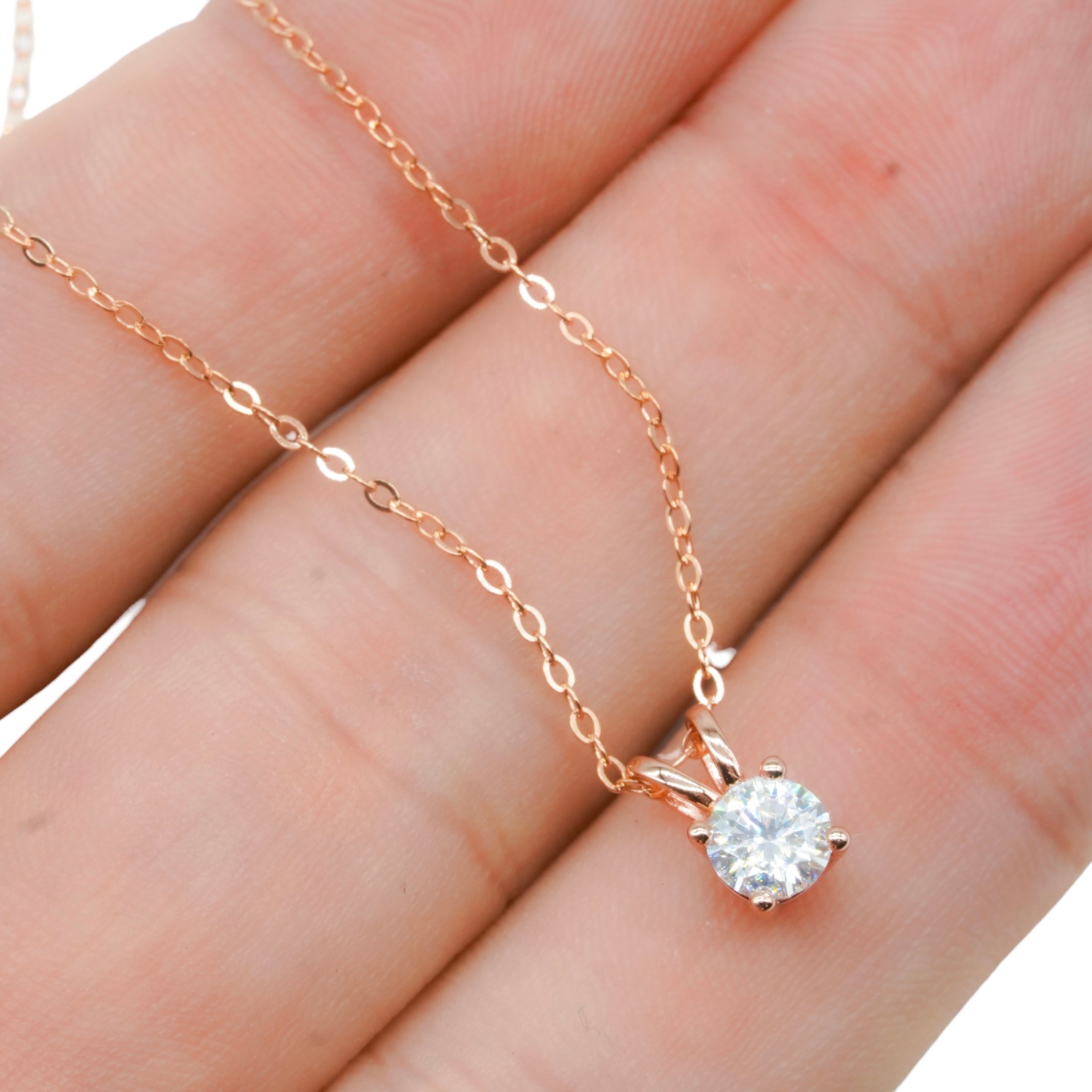 Gargantilla Moissanite