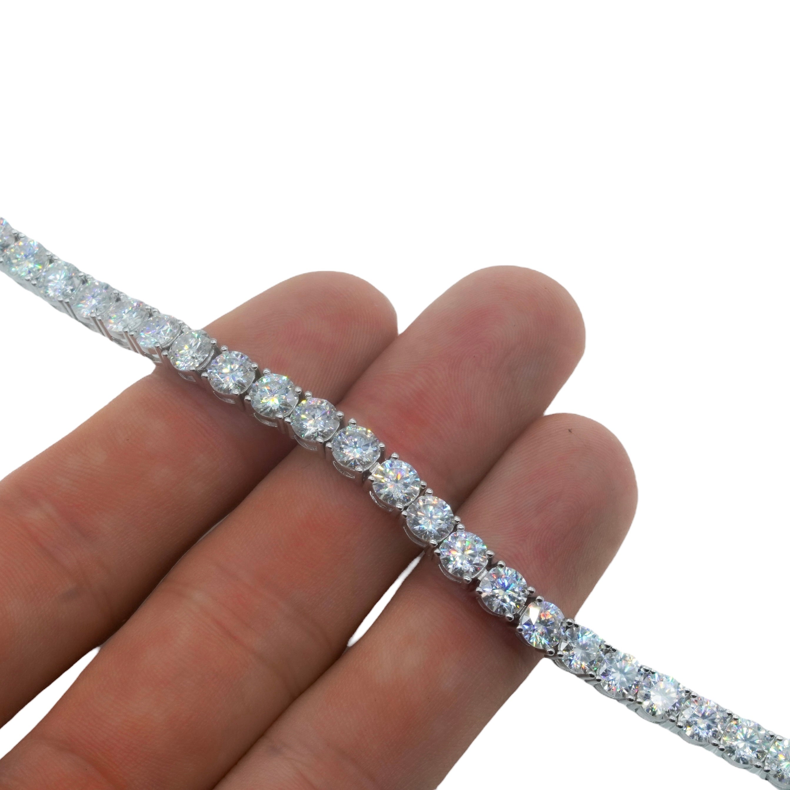 Pulso Tenis 5mm Moissanite