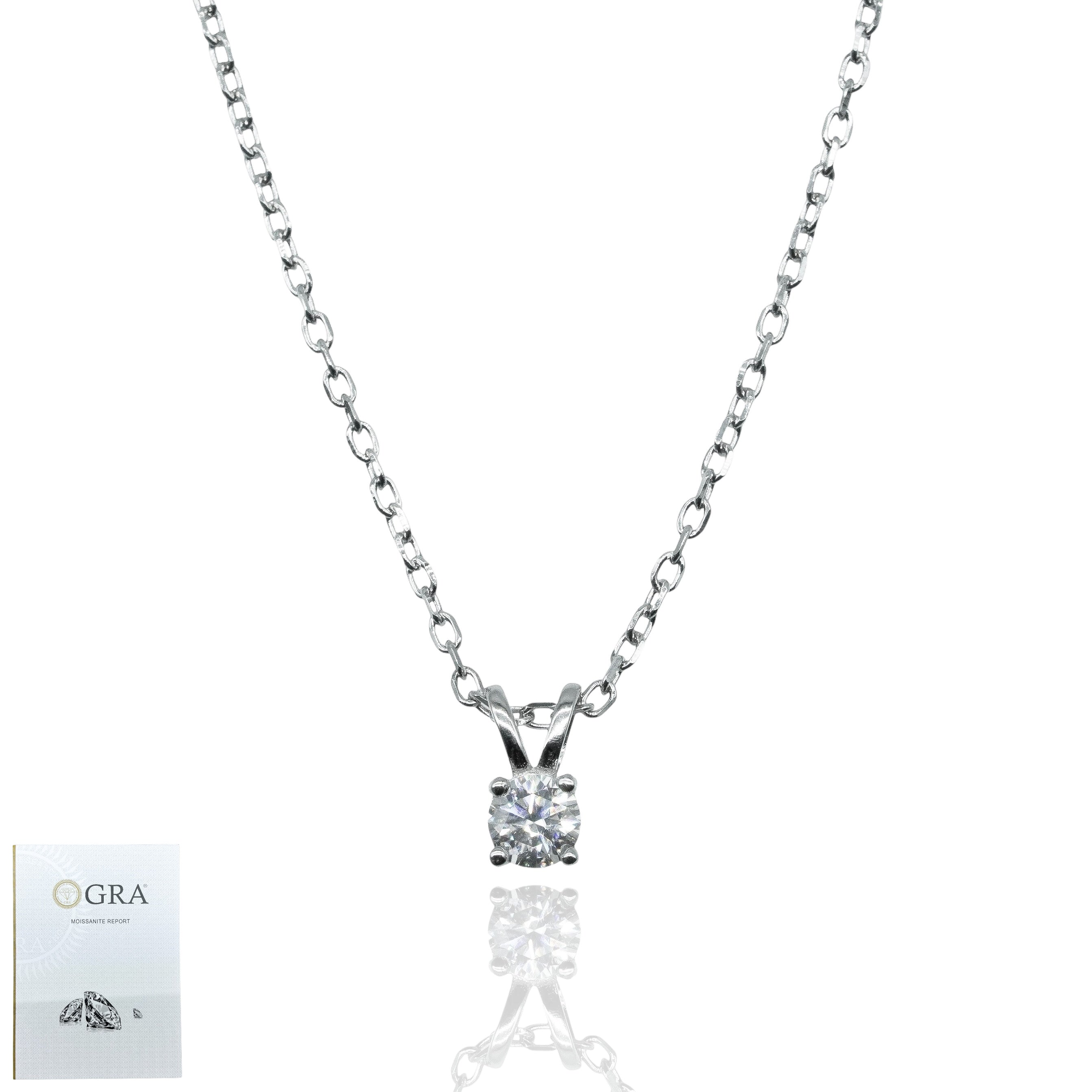 Gargantilla Moissanite