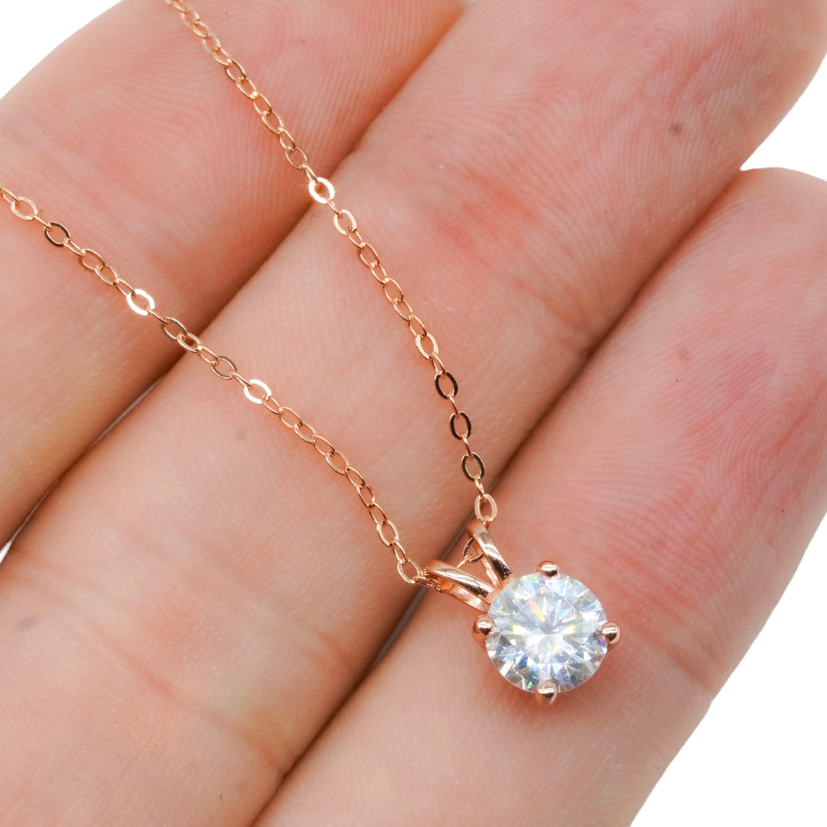 Gargantilla Moissanite