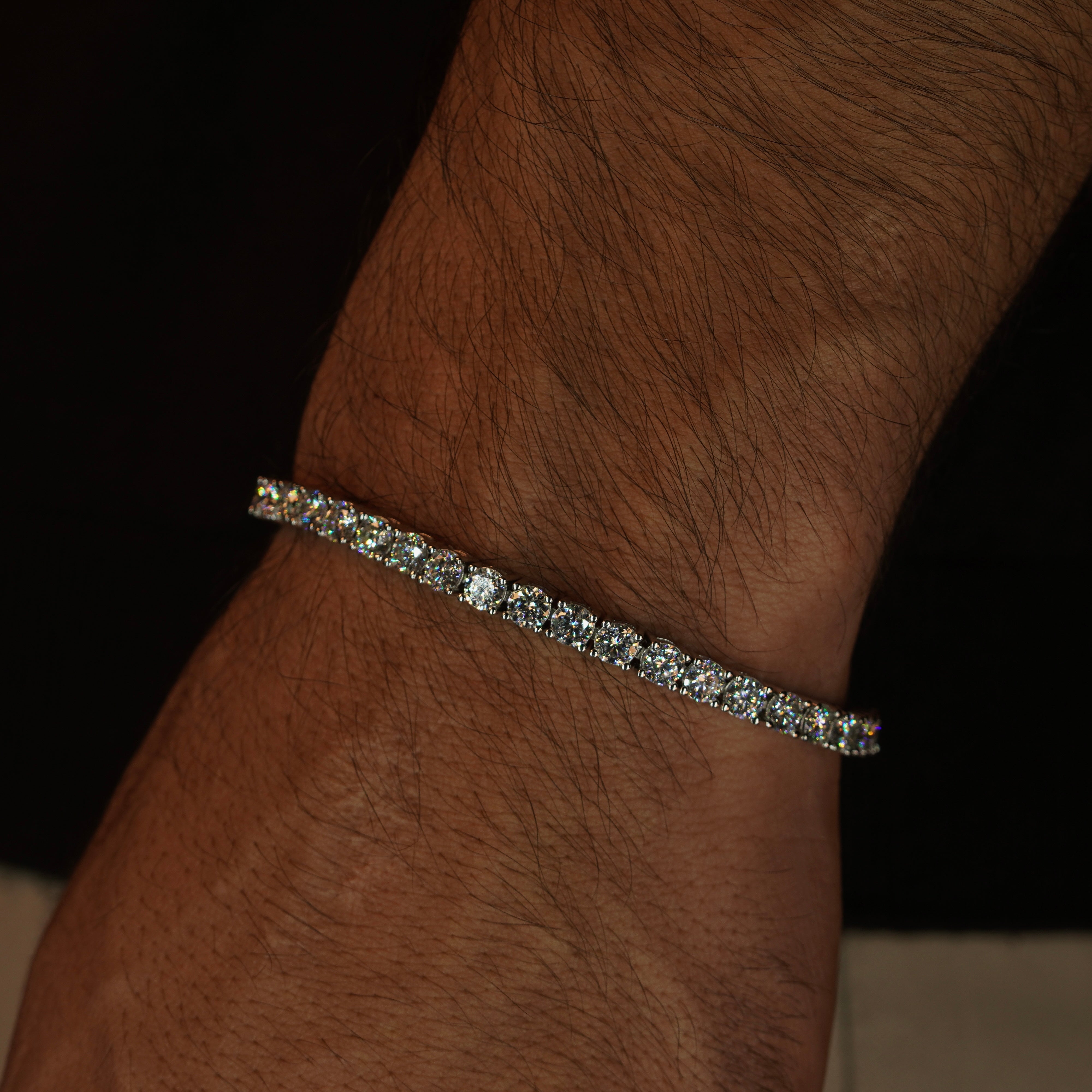 Pulso Tenis 4mm Moissanite