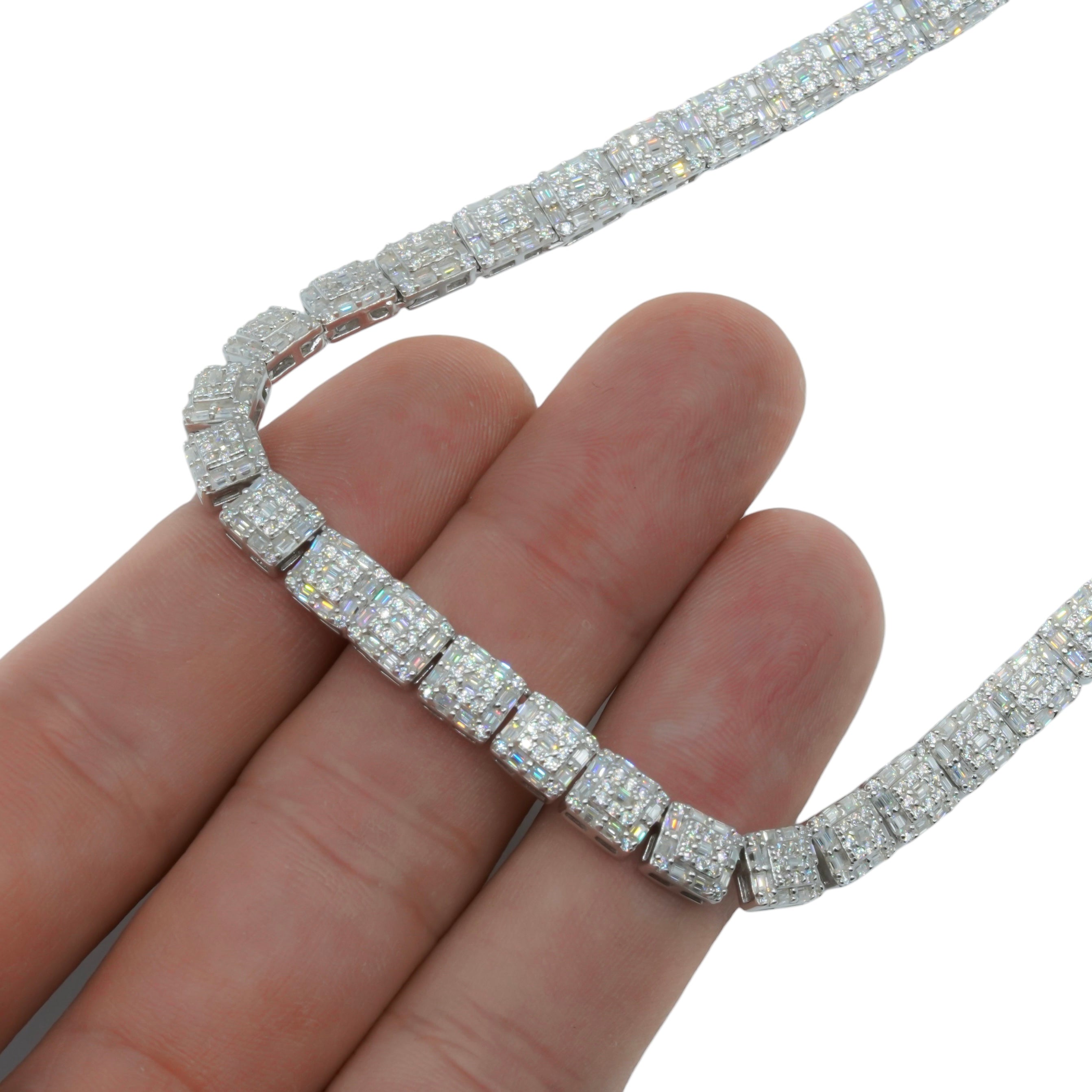 Cadena Cuadro Baguette