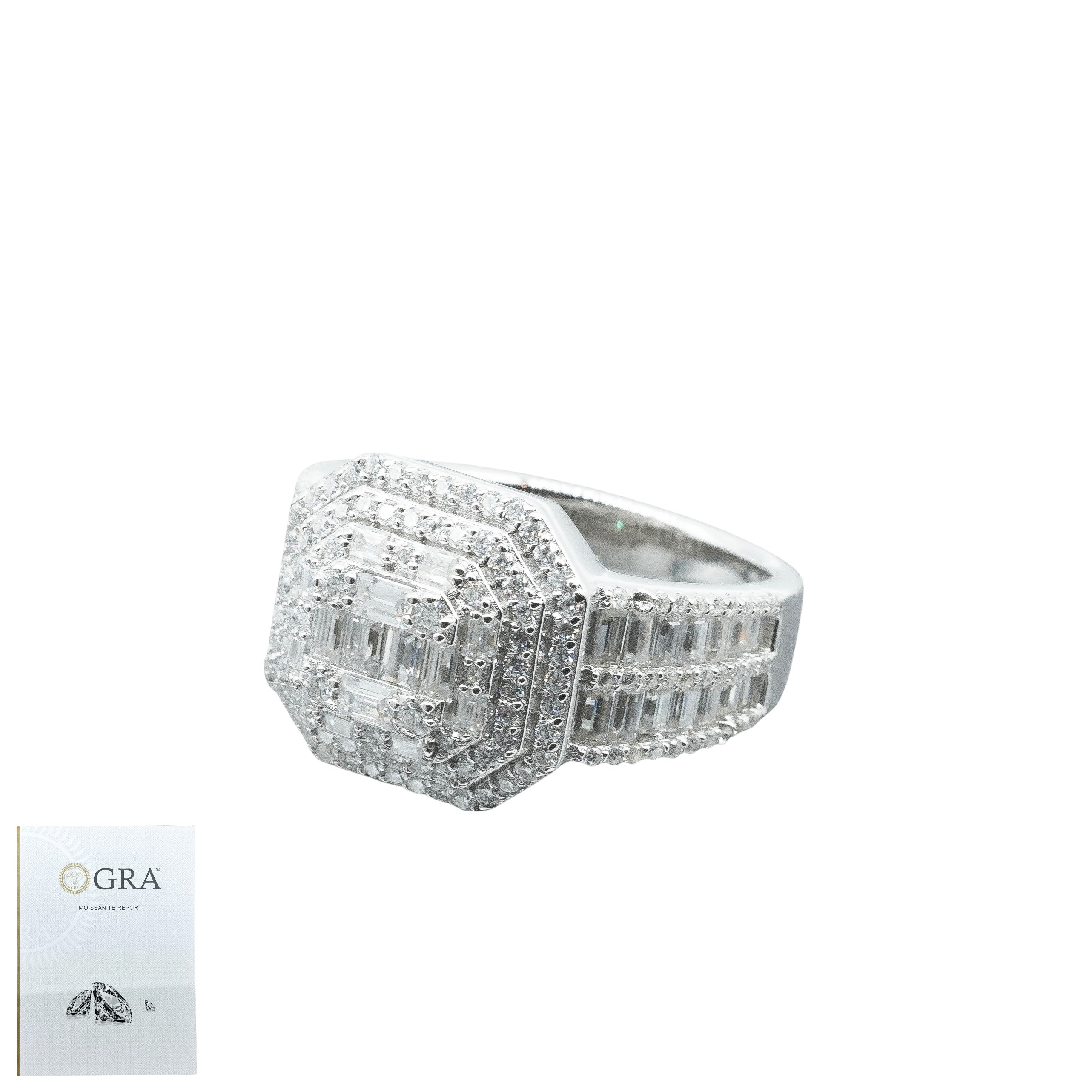 Anillo cuadro baguette