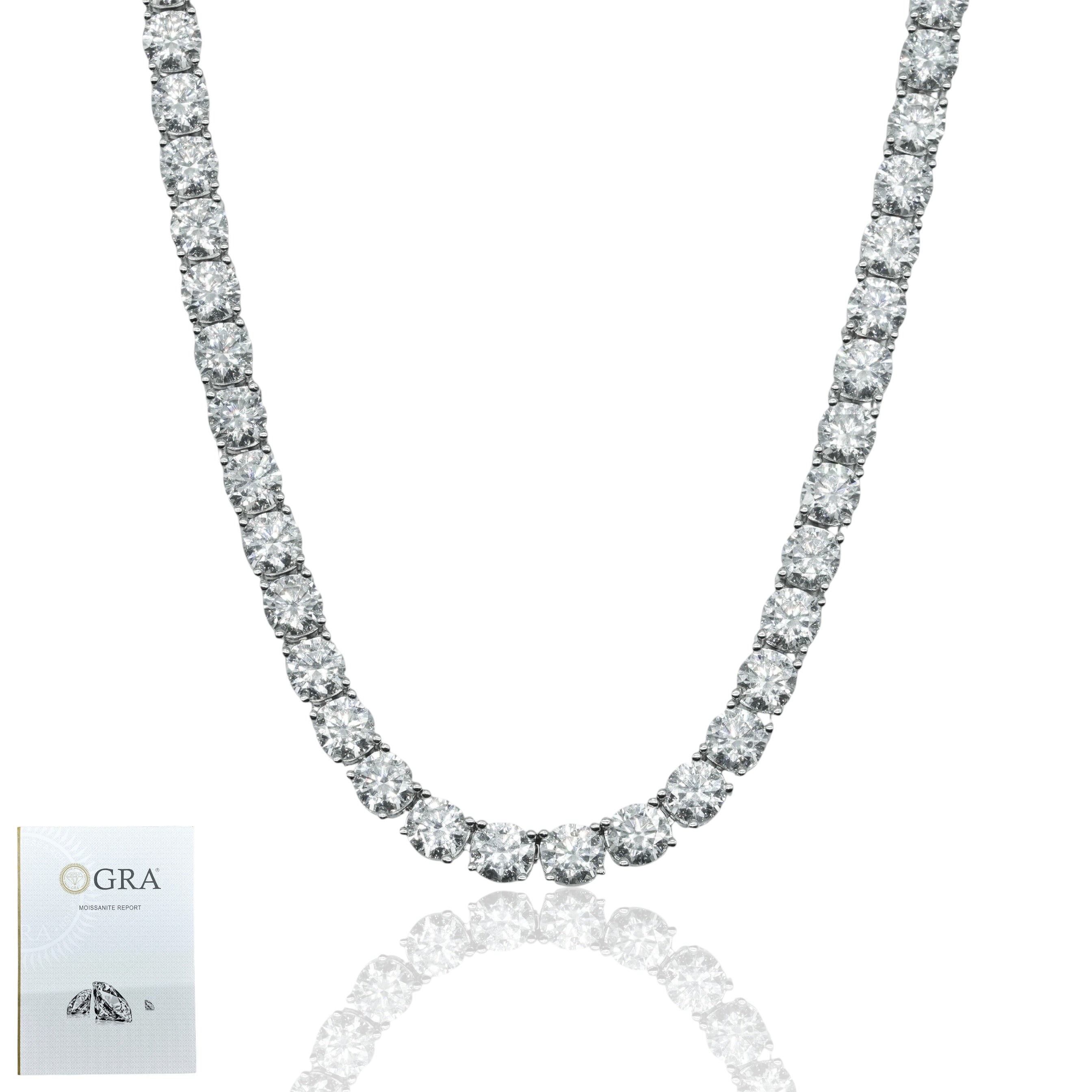 Cadena tenis 5mm Moissanite