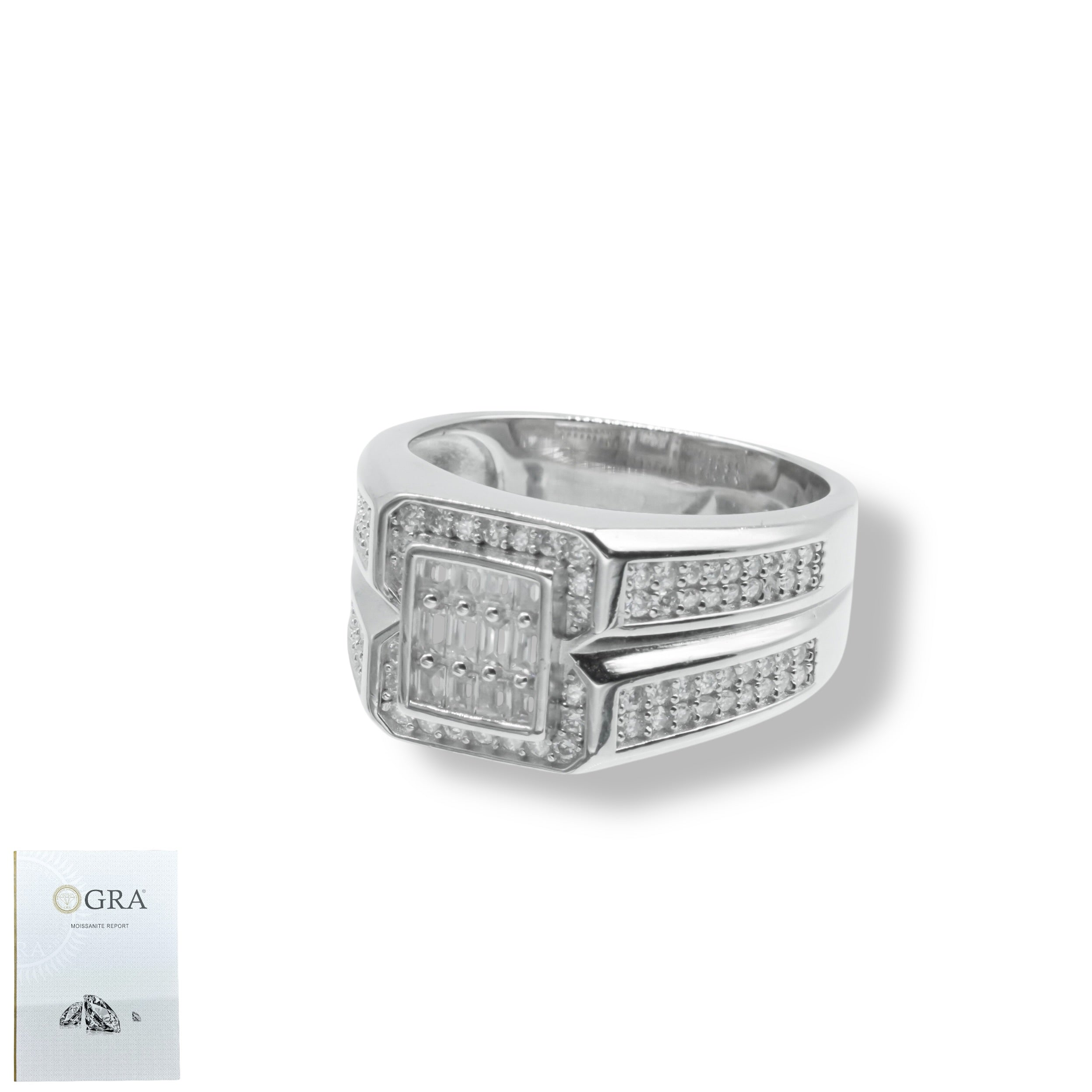 Anillo Cuadro Baguette