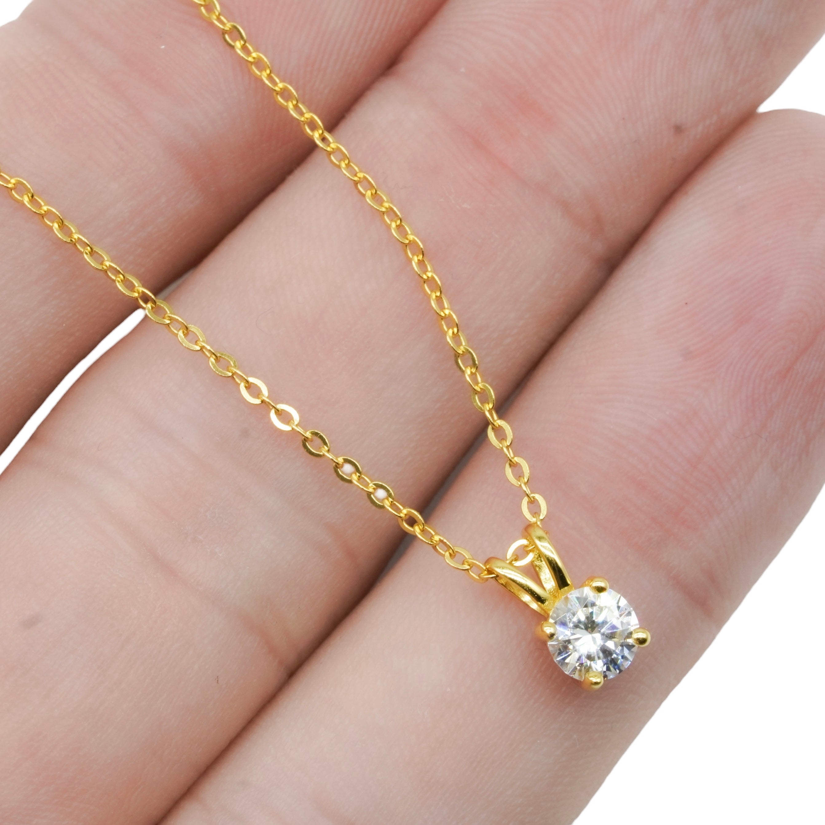 Gargantilla Moissanite