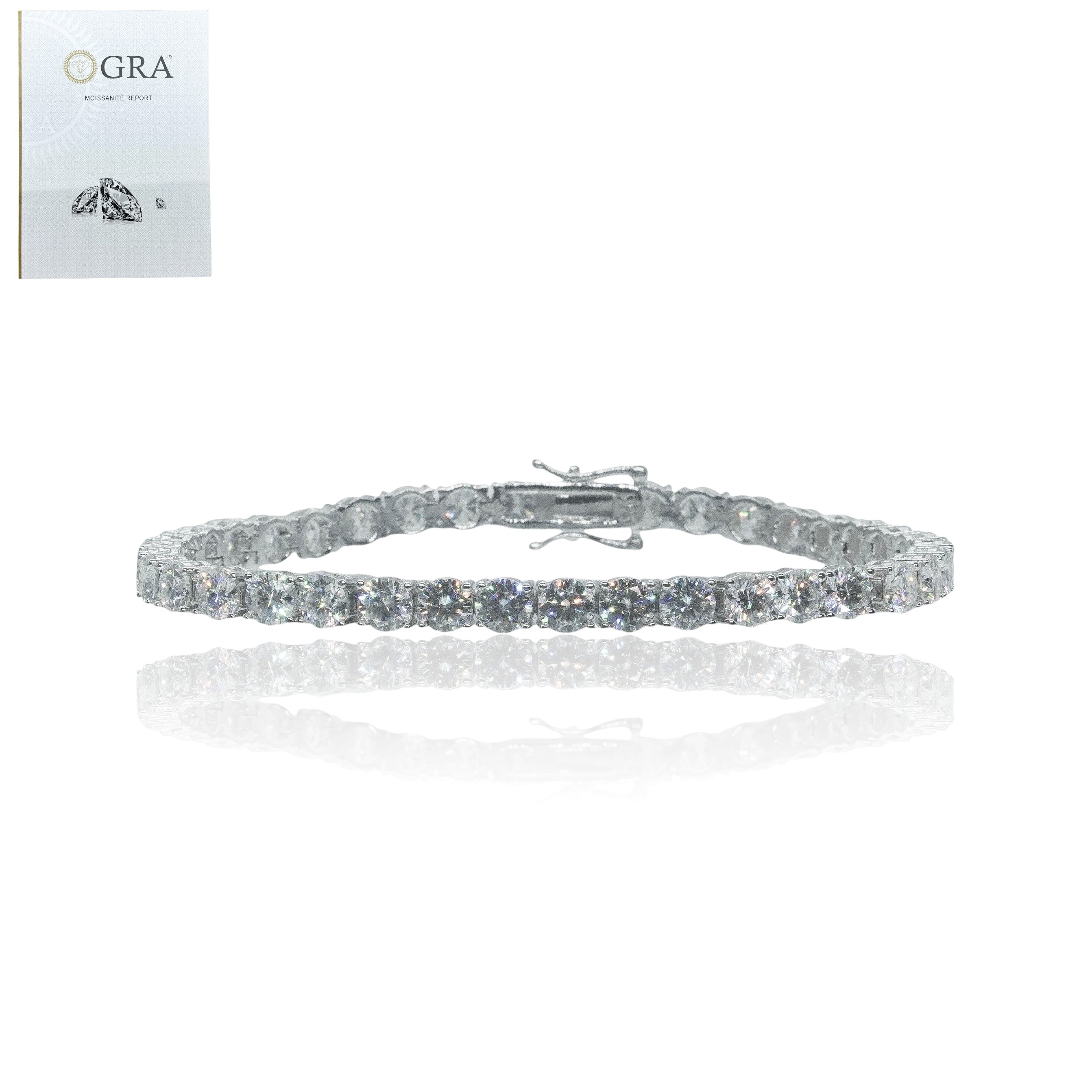 Pulso Tenis 5mm Moissanite