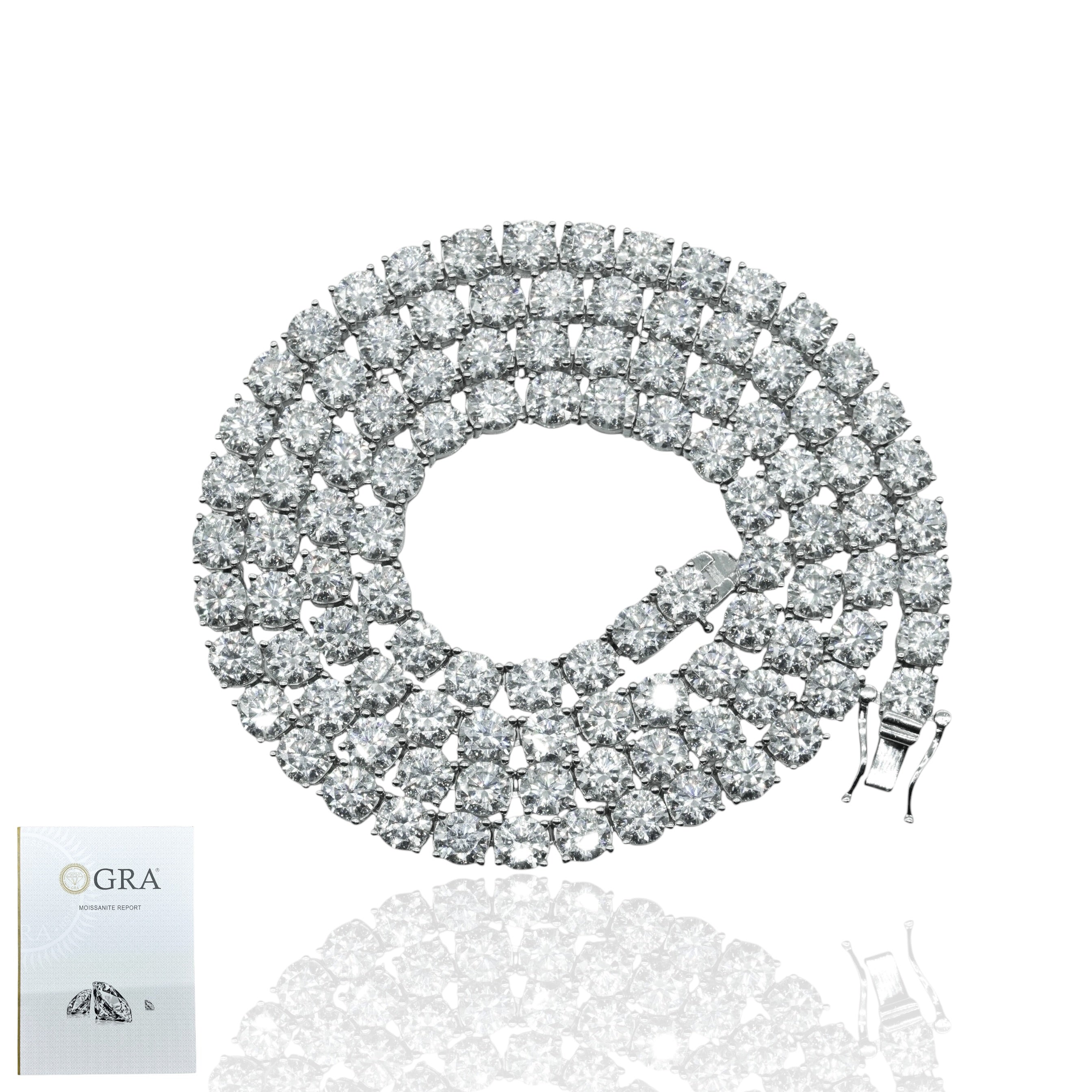 Cadena tenis 5mm Moissanite