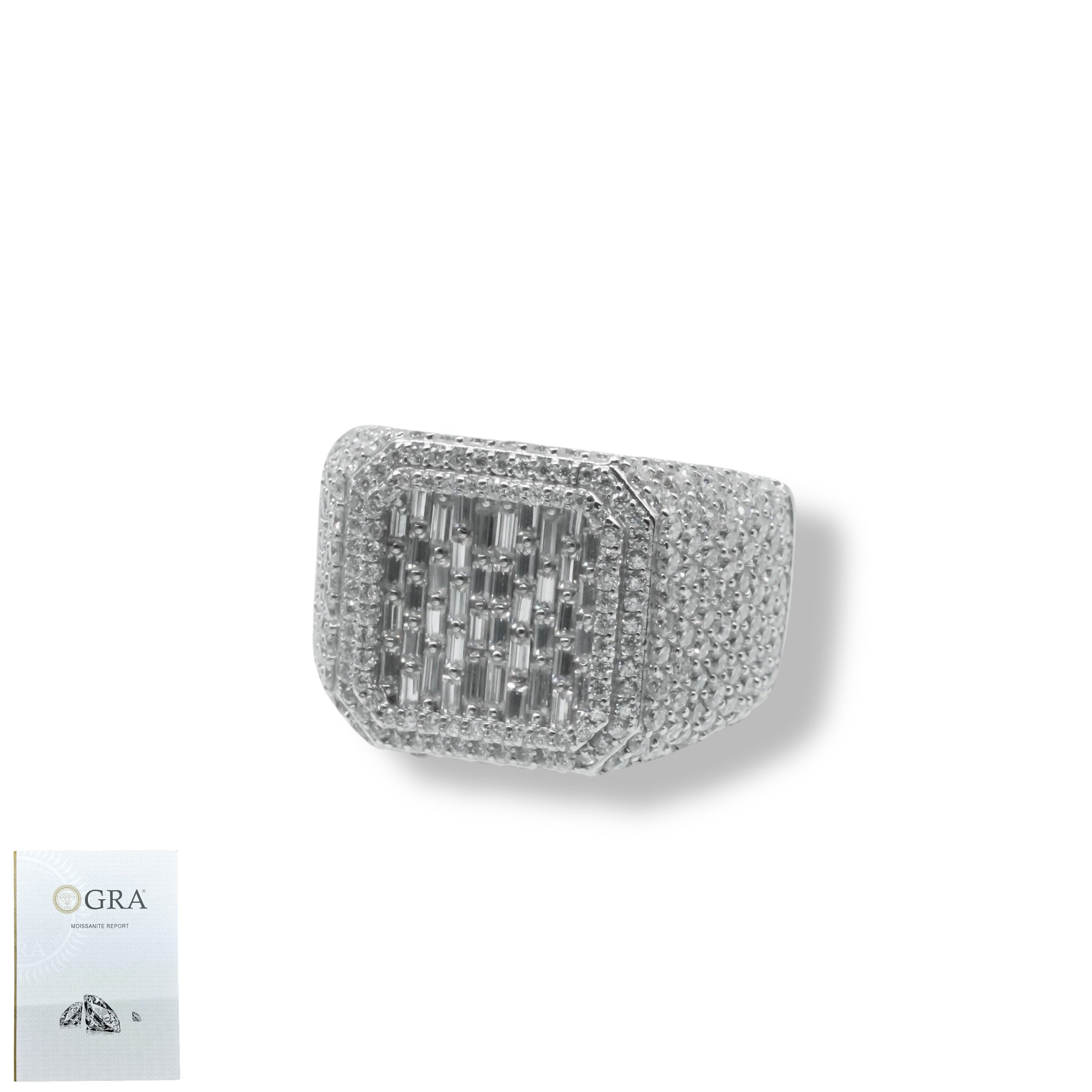 Anillo Cuadro Baguette