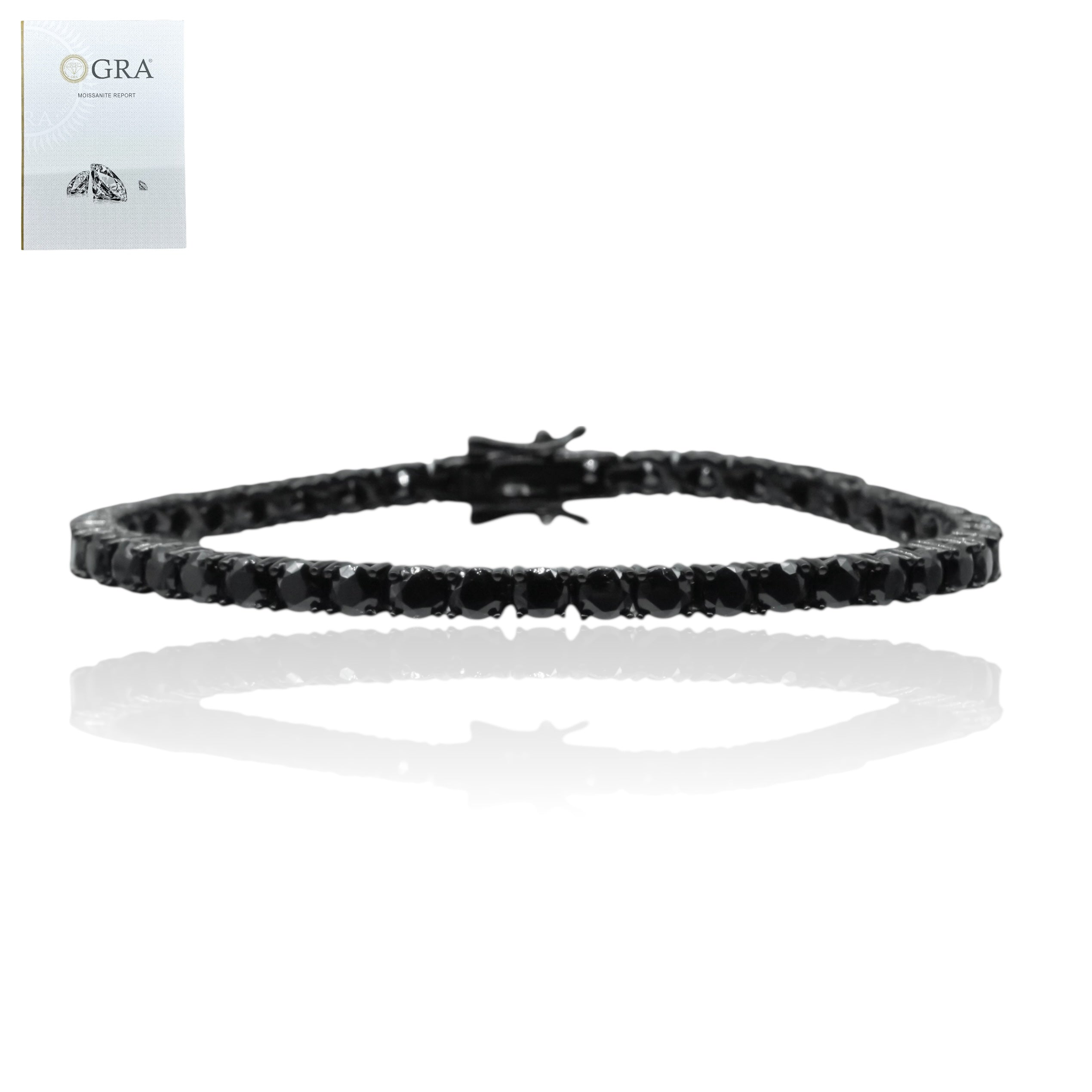 Pulso Tenis Black 4mm