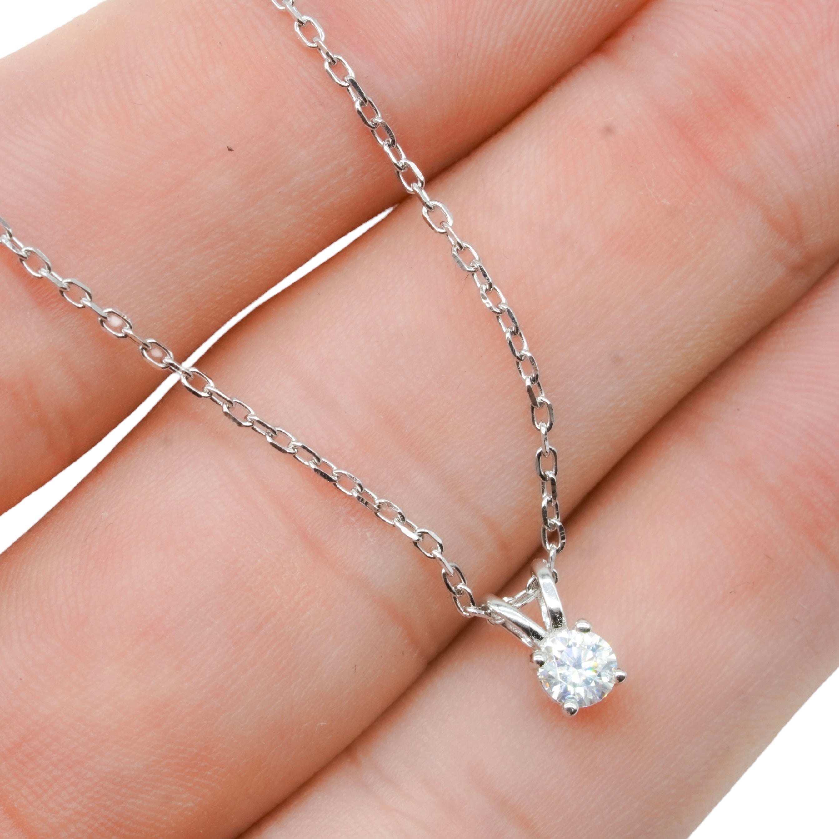 Gargantilla Moissanite