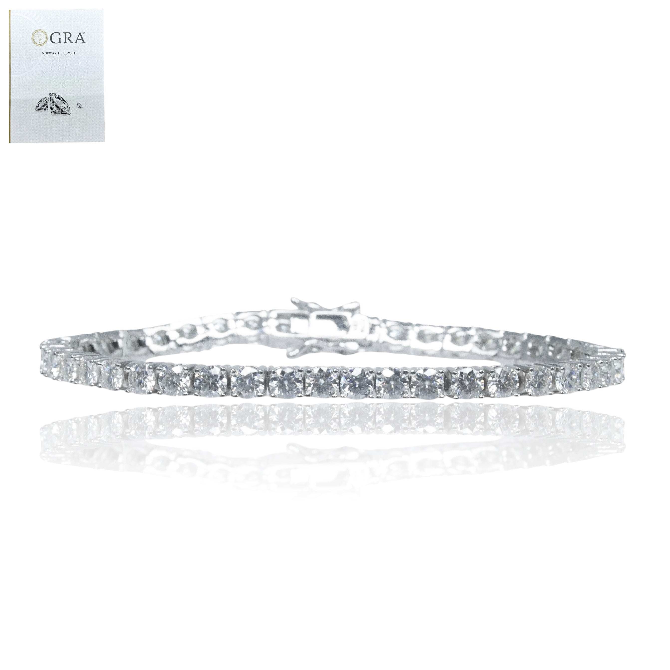 Pulso Tenis 4mm Moissanite